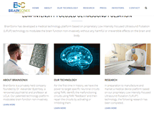 Tablet Screenshot of brainsonix.com